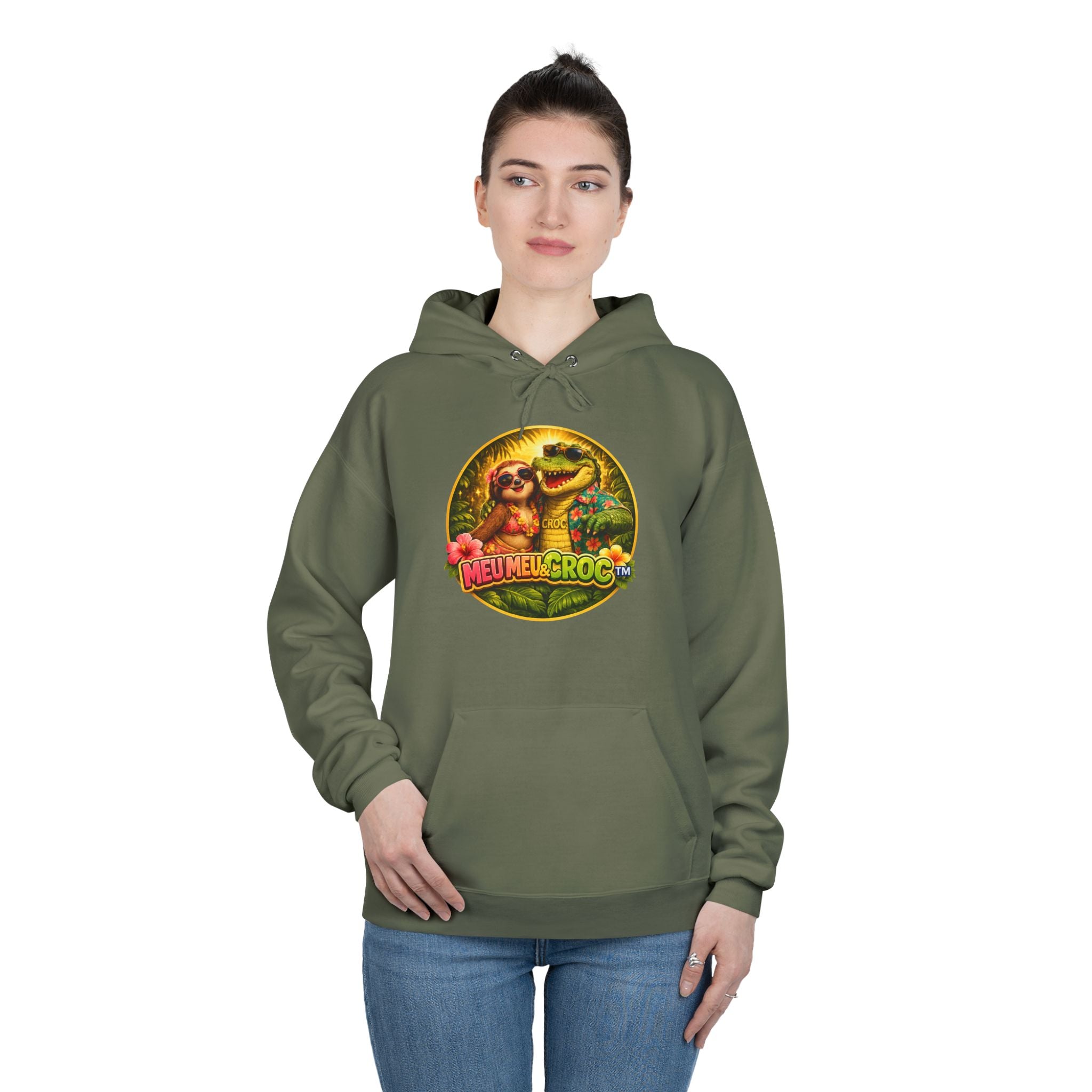 Hoodie - Retro Grogu Star Wars Vintage Logo Pullover