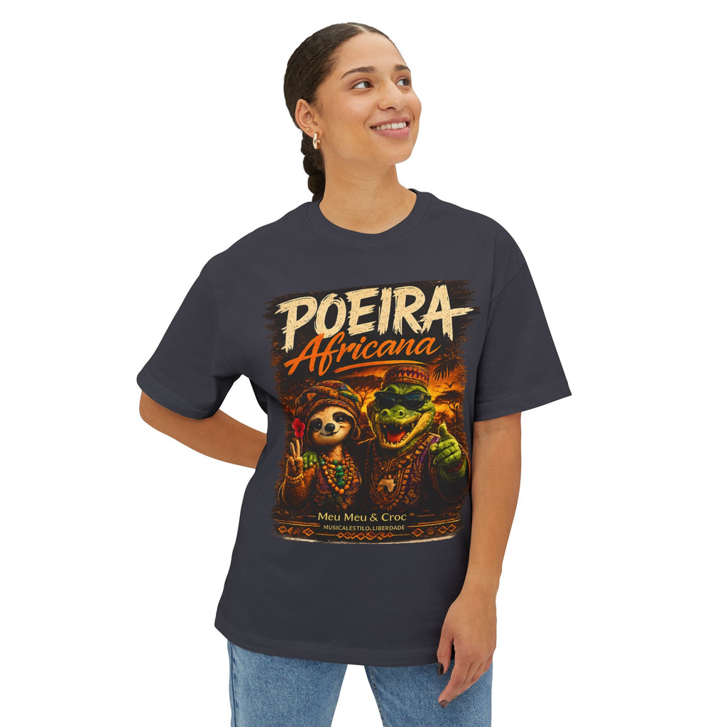 Poeira Africana Graphic Tee — Sloth & Croc Vintage Concert Poster Shirt